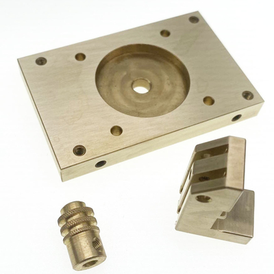 Части HPb63 HPb62 CNC изготовленной на заказ точности латунные, который подвергли механической обработке