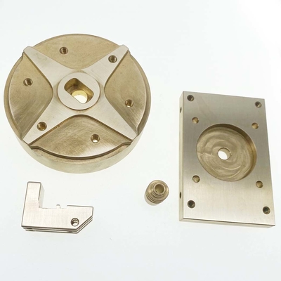 Части HPb63 HPb62 CNC изготовленной на заказ точности латунные, который подвергли механической обработке